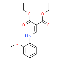 ChemSpider 2D Image | Diethyl {[(2-methoxyphenyl)amino]methylene}malonate | C15H19NO5