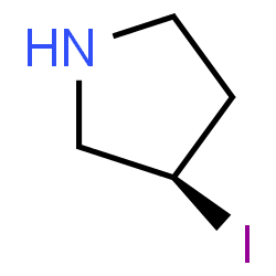 ChemSpider 2D Image | (3R)-3-Iodopyrrolidine | C4H8IN