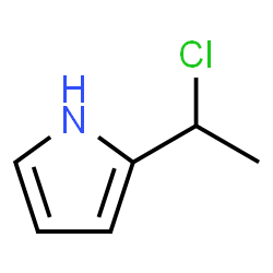 ChemSpider 2D Image | 2-(1-Chloroethyl)-1H-pyrrole | C6H8ClN