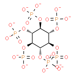 ChemSpider 2D Image | (1r,2r,3r,4r,5r,6r)-1,2,3,4,5,6-Cyclohexanehexayl hexakis(phosphate) | C6H6O24P6