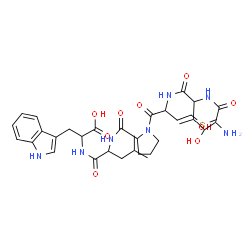 ChemSpider 2D Image | Threonylthreonylmethionylprolylleucyltryptophan | C35H53N7O9S