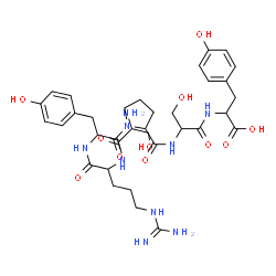 ChemSpider 2D Image | Serylarginyltyrosylprolylseryltyrosine | C35H49N9O11