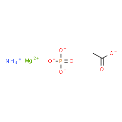 ChemSpider 2D Image | ammonium magnesium acetate phosphate | C2H7MgNO6P