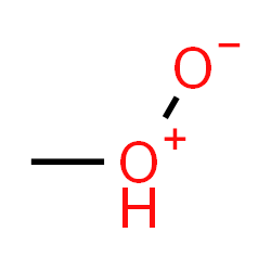 ChemSpider 2D Image | Methyldioxidan-2-ium-1-ide | CH4O2