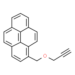 ChemSpider 2D Image | 1-[(2-Propyn-1-yloxy)methyl]pyrene | C20H14O