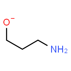 ChemSpider 2D Image | 3-Amino-1-propanolate | C3H8NO