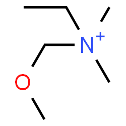 ChemSpider 2D Image | N-(Methoxymethyl)-N,N-dimethylethanaminium | C6H16NO