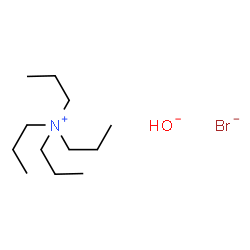 ChemSpider 2D Image | 1-Propanaminium, N,N,N-tripropyl-, bromide hydroxide (1:1:1) | C12H29BrNO