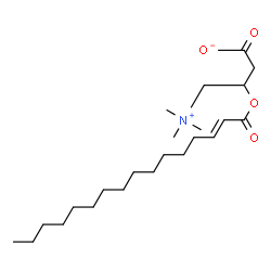 ChemSpider 2D Image | (2E)-hexadecenoylcarnitine | C23H43NO4