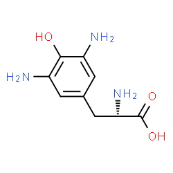 ChemSpider 2D Image | 3,5-Diamino-L-tyrosine | C9H13N3O3