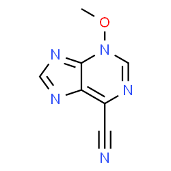 ChemSpider 2D Image | 3-Methoxy-3H-purine-6-carbonitrile | C7H5N5O
