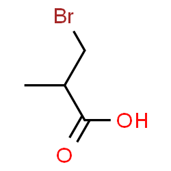 ChemSpider 2D Image | 3-Bromo-2-methylpropanoic acid | C4H7BrO2