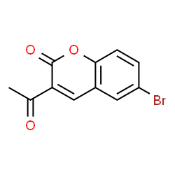 ChemSpider 2D Image | 3-Acetyl-6-Bromocoumarin | C11H7BrO3