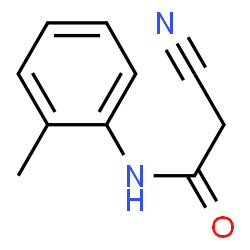 ChemSpider 2D Image | 2-Cyano-N-o-tolyl-acetamide | C10H10N2O