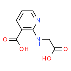 ChemSpider 2D Image | 2-((Carboxymethyl)amino)nicotinic acid | C8H8N2O4