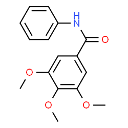 ChemSpider 2D Image | 3,4,5-TRIMETHOXYBENZANILIDE | C16H17NO4