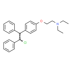 ChemSpider 2D Image | Clomifene | C26H28ClNO