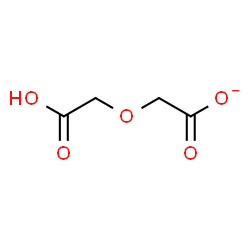 ChemSpider 2D Image | (Carboxymethoxy)acetate | C4H5O5