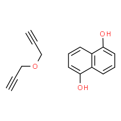 ChemSpider 2D Image | 1,5-Naphthalenediol - 3-(2-propyn-1-yloxy)-1-propyne (1:1) | C16H14O3