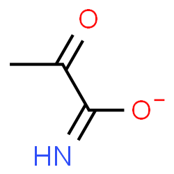 ChemSpider 2D Image | 2-Oxopropanimidate | C3H4NO2
