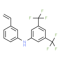 ChemSpider 2D Image | 3,5-Bis(trifluoromethyl)-N-(3-vinylphenyl)aniline | C16H11F6N