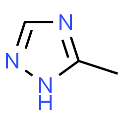 ChemSpider 2D Image | 3-Methyl-1,2,4-triazole | C3H5N3