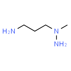 ChemSpider 2D Image | 3-(1-Methylhydrazino)-1-propanamine | C4H13N3