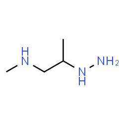 ChemSpider 2D Image | 2-Hydrazino-N-methyl-1-propanamine | C4H13N3