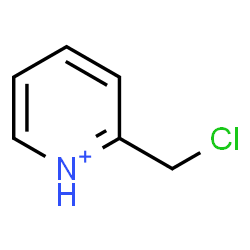 ChemSpider 2D Image | 2-(Chloromethyl)pyridinium | C6H6ClN