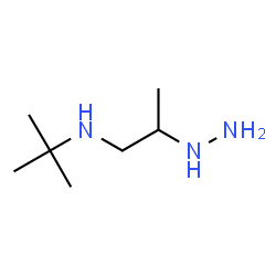 ChemSpider 2D Image | 2-Hydrazino-N-(2-methyl-2-propanyl)-1-propanamine | C7H19N3