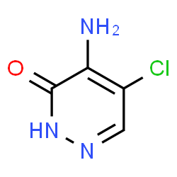 ChemSpider 2D Image | 4-Amino-5-chloro-3(2H)-pyridazinone | C4H4ClN3O