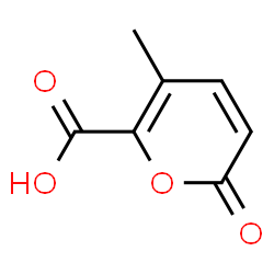 ChemSpider 2D Image | 3-methyl-6-oxo-6H-pyran-2-carboxylic acid | C7H6O4