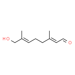 ChemSpider 2D Image | (6E)-8-hydroxygeranial | C10H16O2