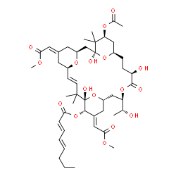 ChemSpider 2D Image | Bryostatin 1 | C47H68O17