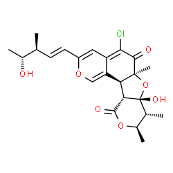 ChemSpider 2D Image | 11-epichaetomugilin A | C23H27ClO7