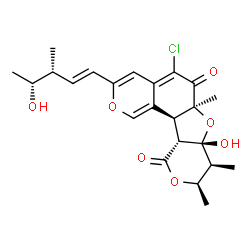 ChemSpider 2D Image | 4'-epichaetomugilin A | C23H27ClO7