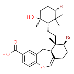 ChemSpider 2D Image | callophycoic acid D | C27H36Br2O4