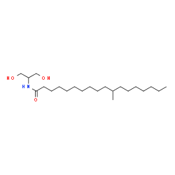 ChemSpider 2D Image | N-(1,3-Dihydroxy-2-propanyl)-11-methyloctadecanamide | C22H45NO3