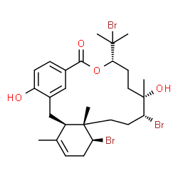ChemSpider 2D Image | bromophycolide O | C27H37Br3O4