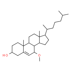 ChemSpider 2D Image | 7-Methoxycholest-5-en-3-ol | C28H48O2