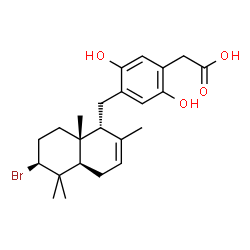 ChemSpider 2D Image | peyssonoic acid A | C23H31BrO4