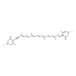 ChemSpider 2D Image | 3'-epigobiusxanthin | C40H54O3