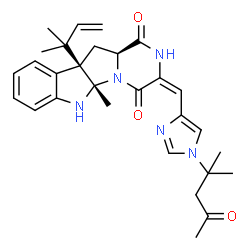 ChemSpider 2D Image | roquefortine H | C29H35N5O3