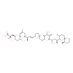 ChemSpider 2D Image | dinophysistoxin-1 | C45H70O13
