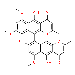ChemSpider 2D Image | rubasperone A | C31H24O10