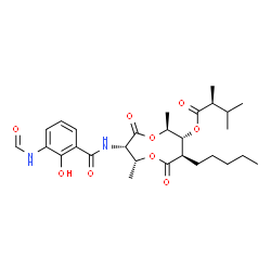 ChemSpider 2D Image | antimycin A19 | C28H40N2O9