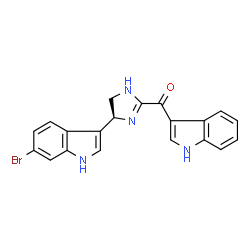 ChemSpider 2D Image | spongotine A | C20H15BrN4O