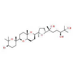ChemSpider 2D Image | aplysiol B | C30H53BrO7