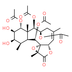 ChemSpider 2D Image | stecholide N | C28H38O13