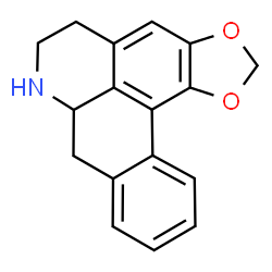 ChemSpider 2D Image | 6,7,7a,8-Tetrahydro-5H-[1,3]benzodioxolo[6,5,4-de]benzo[g]quinoline | C17H15NO2
